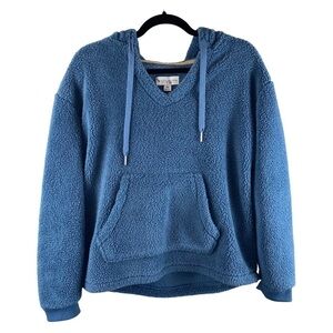 Koolaburra UGG Soft Brushed Back Sherpa Hoodie Coast Blue XS‎